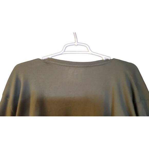 Live 2 Lounge Open Front Cardigan Sweater Green Women's M Super Soft Comfy - Picture 3 of 13